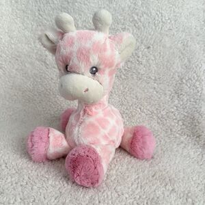 Ebba Jolitee Pink Loppy Giraffe Plush Rattle Stuffed Animal 10" Toy 2022